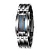Binbond B0926 0926 Nuovo Orologio Digitale per Coppia Cinturino in Acciaio Inossidabile Impermeabile Moda Casual Orologio da Polso Elettronico per Uomini Donne