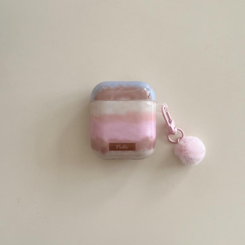 Autumn and winter contrasting color irregular stripes for AirPods 1 /1 generation Bluetooth wireless Pro1 generation/new 1st generation earphone case