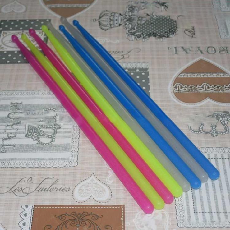 5A Nylon Drum Sticks Cool Fluorescent Drum Sticks Glow in The Dark Drumsticks