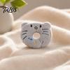 Catnip Cat Toy Donut Shape Toy, with Natural And Rattle Paper, PP Cotton Filling Stimulating Teaser Chew Bite Anxiety Relief Pet for Cats Teeth