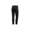 Adidas Solid Color Side Zipper Cropped Sports Pants Women Bottoms Black DM4459