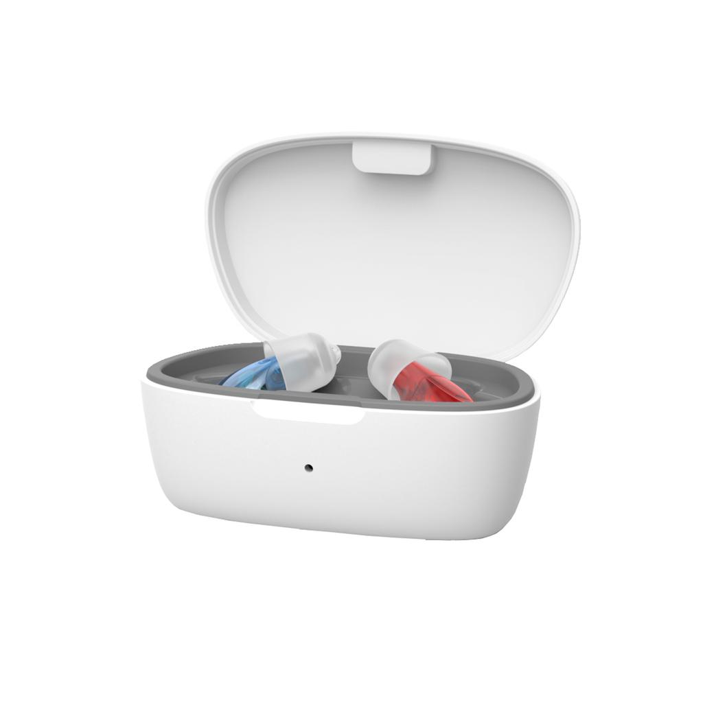 Z-68 Sound Amplifier Hearing Aid with Charging Case Digital Noise Reduction In-Ear Design Long Batte