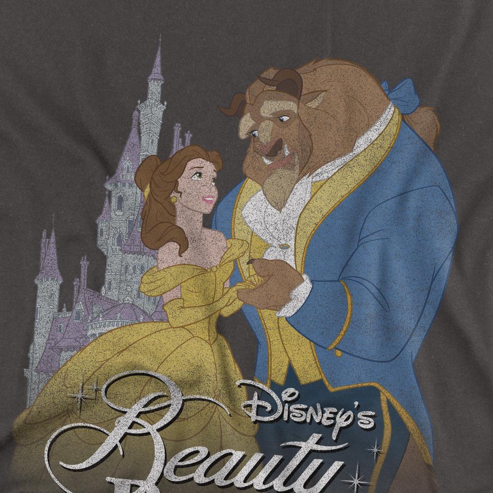 Beauty And The Beast Unisex Adult Belle Beast Castle T-Shirt