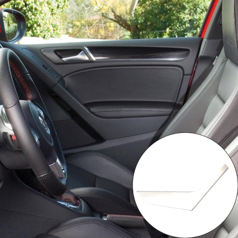 Strong Metal Interior Door Handle Cover Side Inner Door Handle Trim Cover Vehicle Accessories Suitable for Golf 6