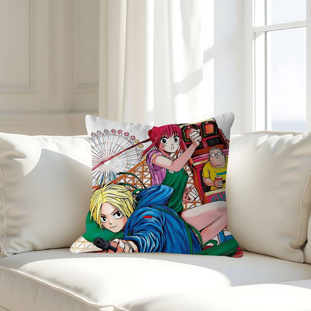 

Аниме S-Sakamoto-Days Наволочка Съемная Моющаяся Наволочка – Всесезонный Мягкий Лен 16x16Inch