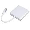 3 In 1 Type C Hub 8K Display Port USB PD Fast Charging Adapter Multiport Docking Station for Laptop Phone