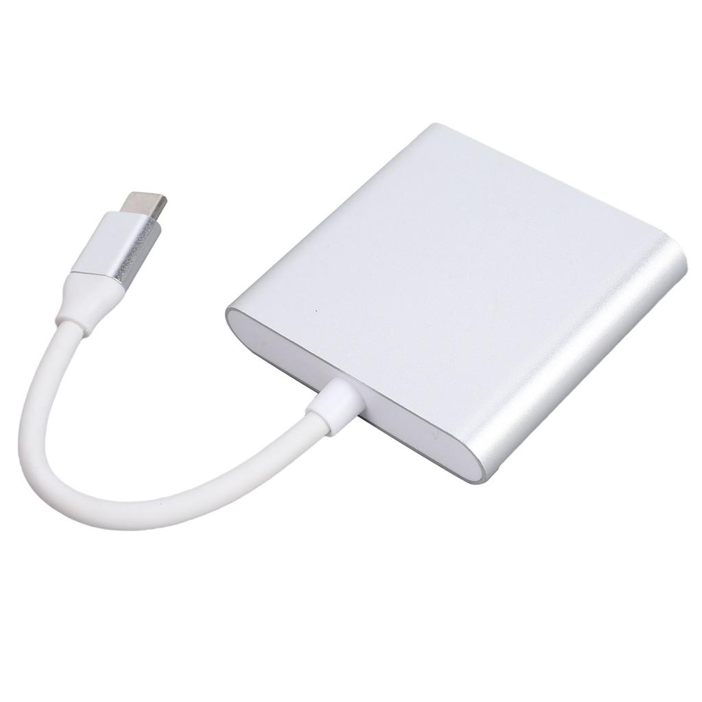 3 In 1 Type C Hub 8K Display Port USB PD Fast Charging Adapter Multiport Docking Station for Laptop Phone