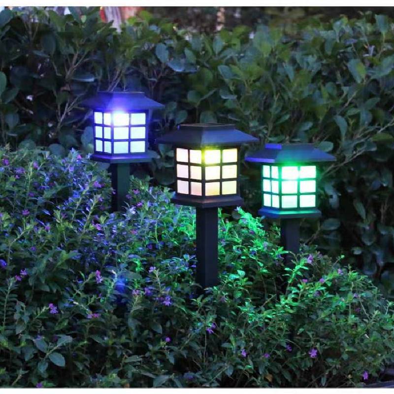 Solar Mini House Light With Waterproof Led For Garden Lawn Decor