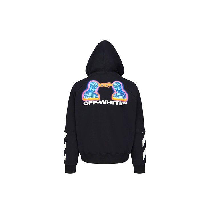 OFF WHITE Thermo Man Hoodie OMBB051E19E300061088