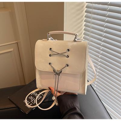 Mochila de Moda para Mujer Versátil Casual Estudiante Bolso Escolar Nicho Luz de Calle Mochila de Viaje