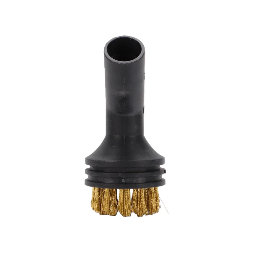 6er-Pack Dampfreiniger Bürstenköpfe Messing Nylon Bürstenhaare Aufsätze mit Aufbewahrungsbox für Handdampfgerät Fliesen