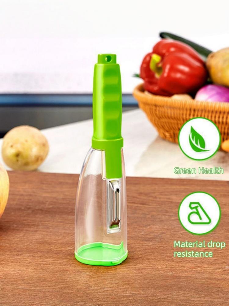 Peeler with storage box household peeler storage type peeler kitchen special anti-splash fruit and vegetable peeler