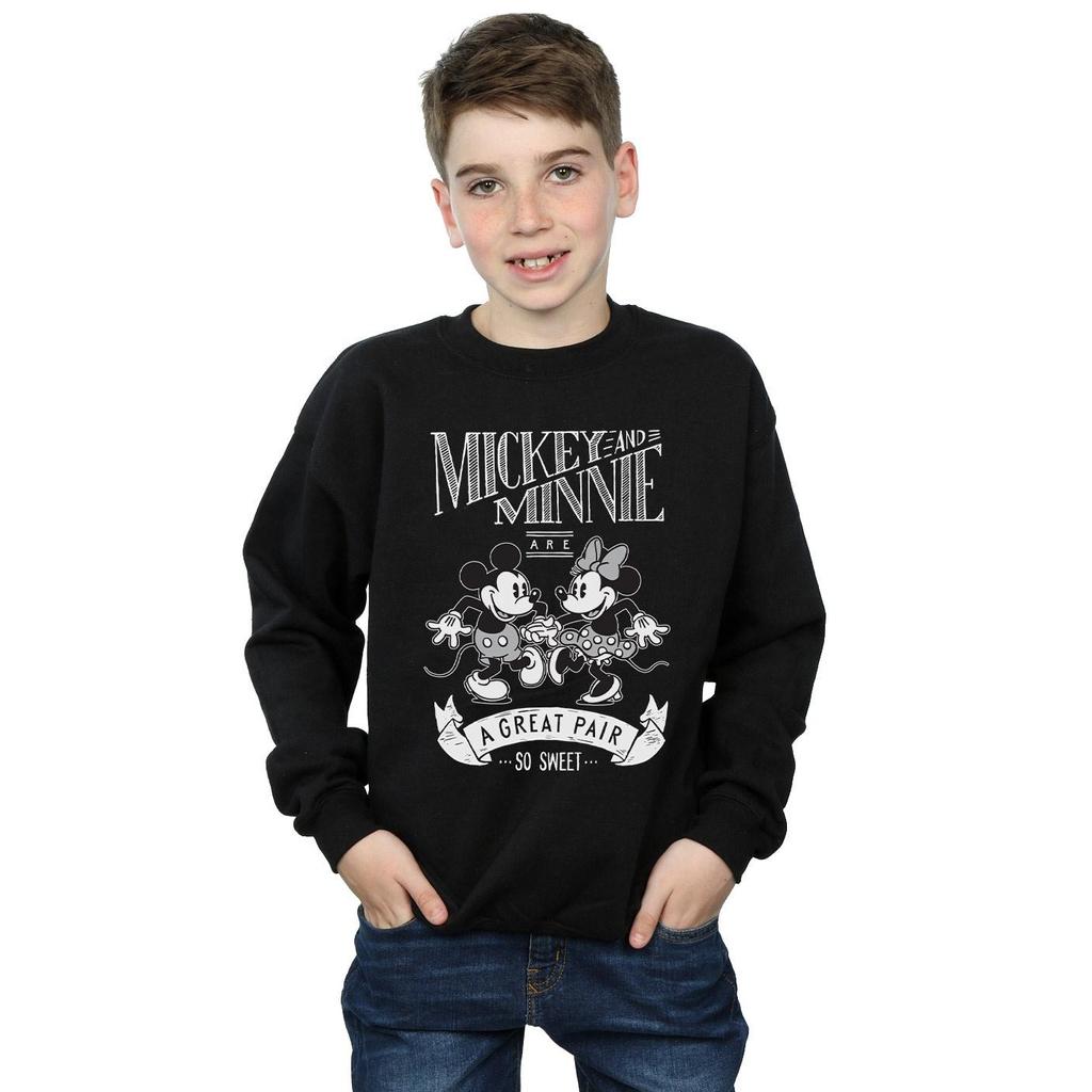 Disney Boys Mickey And Minnie Mouse Great Pair Sweatshirt