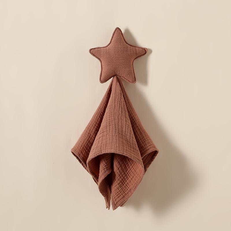 Baby Teething Comforter Puppet: Cotton Star & Moon Sleep Aid