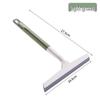 Double-Sided Glass Scraper & Squeegee for Window Cleaning