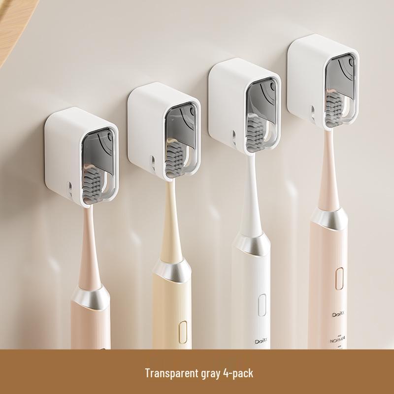 2025 Dustproof Wall-Mounted Toothbrush Holder for Electric Brushes