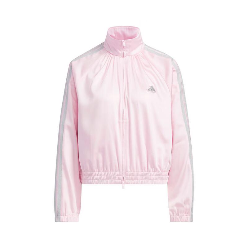 adidas Women's 3-Stripes Hooded Windbreaker Jacket