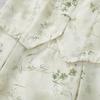 Women's New Chinese Style Floral Puff Sleeve A-Line Dress