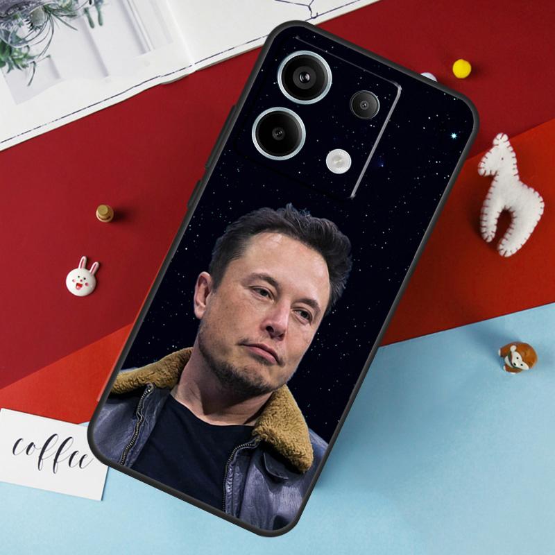 Elon Musk Case For Xiaomi Redmi Note 12 11 10 9 8 13 Pro Plus 12S 11S 10S 9S 10A 9C 10C 12C 13C Cover