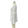 Women's Summer Hollow-Out Bell Sleeve Beach Dress with Texture