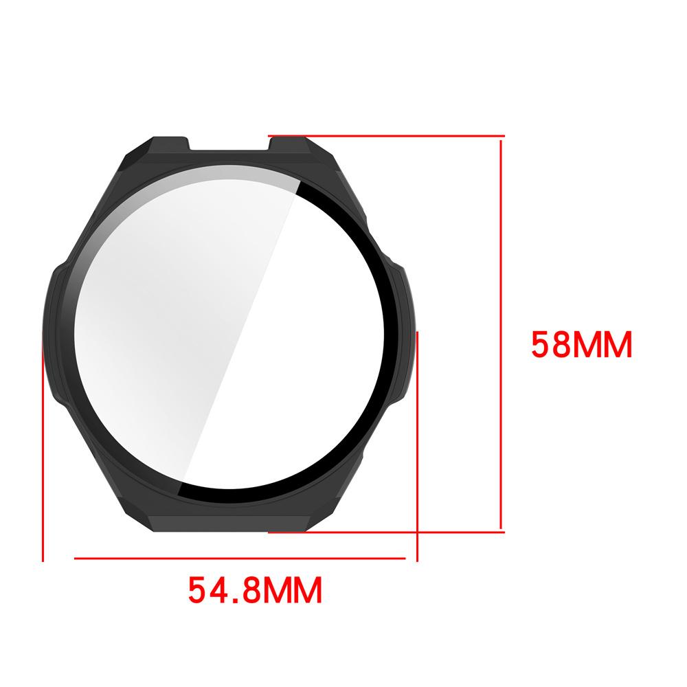 Vidrio Templado+Funda Dura de PC Para Amazfit Balance 3 Protector de Pantalla Antiarañazos Cubierta Completa Carcasa Protectora Marco Parachoques
