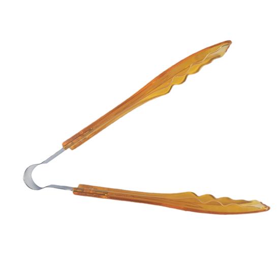 

Зажим для еды Удобная ручка Нескользящая Легко чистится Противоожоговые пластиковые ручные щипцы для тостов для хлеба Инструмент для приготовления пищи Кухонный гаджет оранжевый