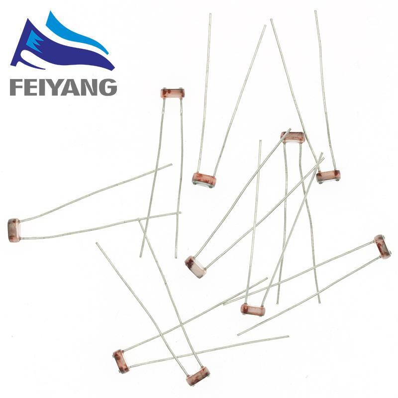 11PCS LDR Photo Light Sensitive Resistor Photoelectric Photoresistor PLR 1118 GL1118 1117 1116 1116 1119 For Arduino DIY