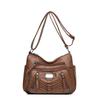 Vysoce kvalitní měkké PU kožené ramenní crossbody tašky pro ženy Značka designéra Messenger tote taška Luxusní dámská módní kabelka