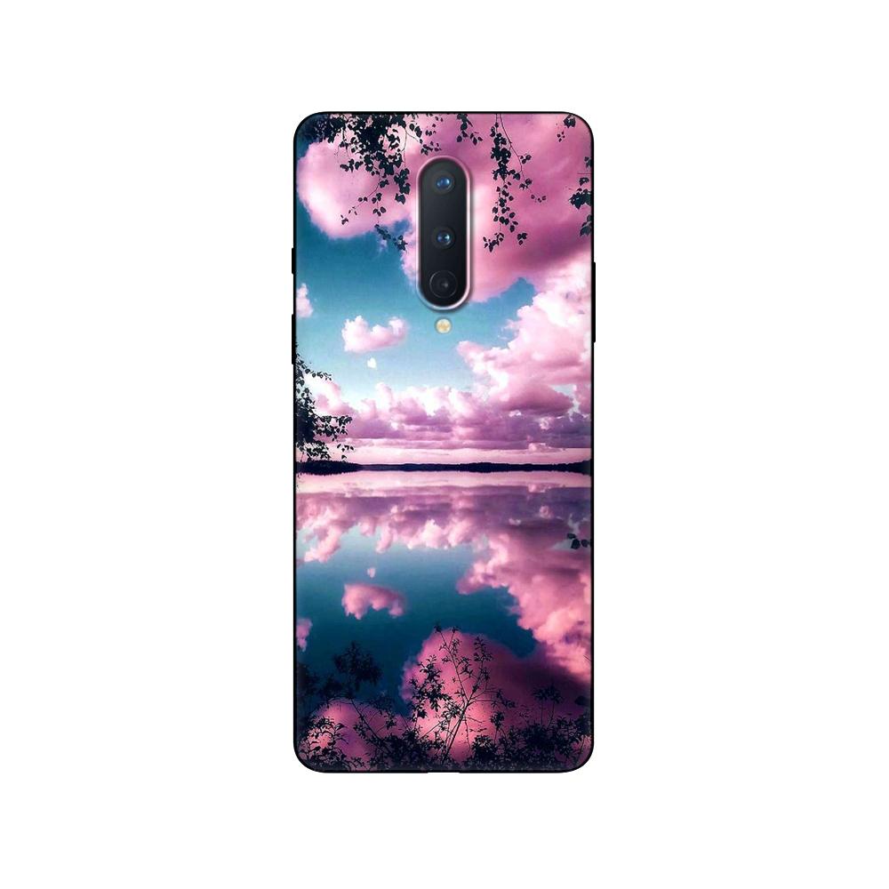 For OnePlus 8 Case For OnePlus 8 Pro Case For OnePlus 8T Case Silicon Phone Back Cover For One Plus 8 T 8Pro 5G Black Tpu Case