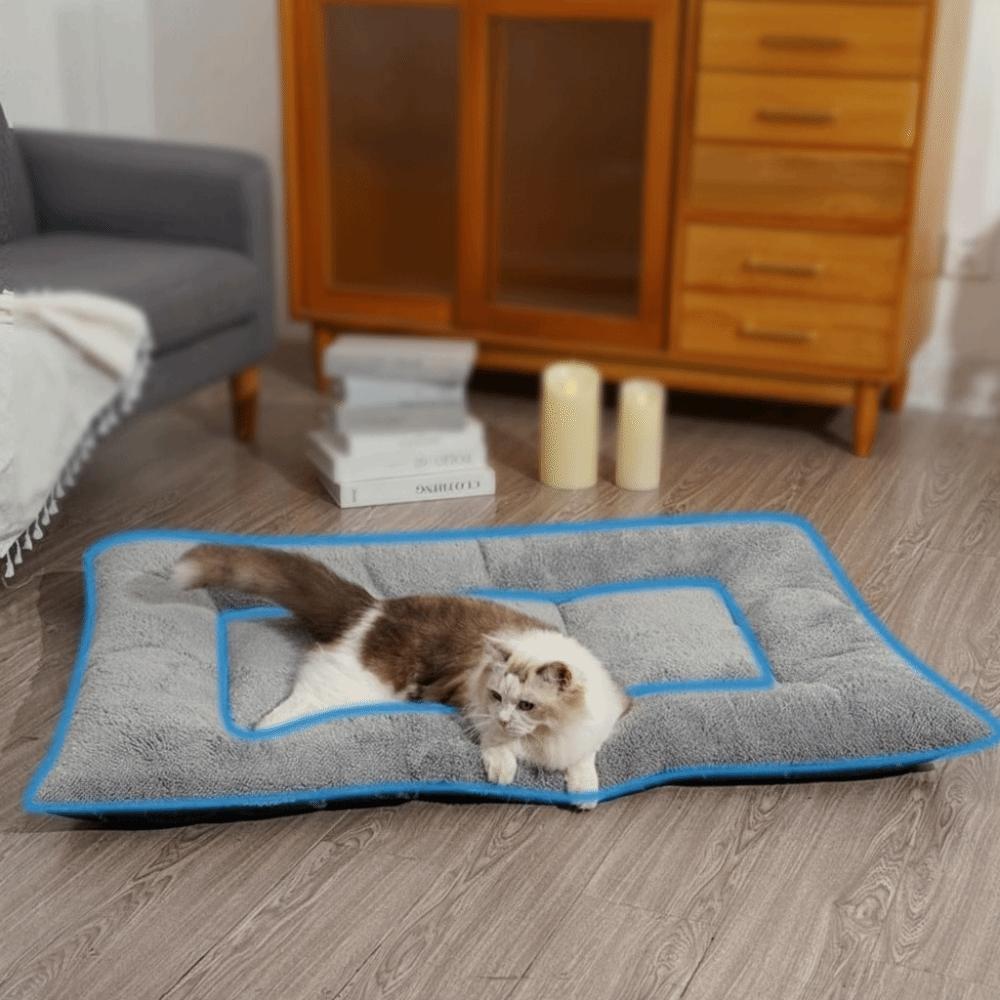 Non-slip Dog Bed Mat Surrounding Style Cat Cage Mattress Thickened Pet Mat  Winter