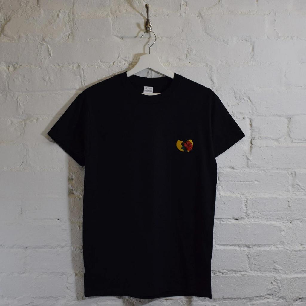 Actual Fact Wu Rose Black Tee T-shirt