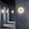 Postmodern Bauhaus Glass Wall Lamp for Bedroom or Hotel Ambiance