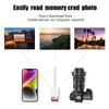 2 In 1 TF Card Reader Adapter For Phone Card Reader Data Converter Camera Photo Transmission Phone Accessories