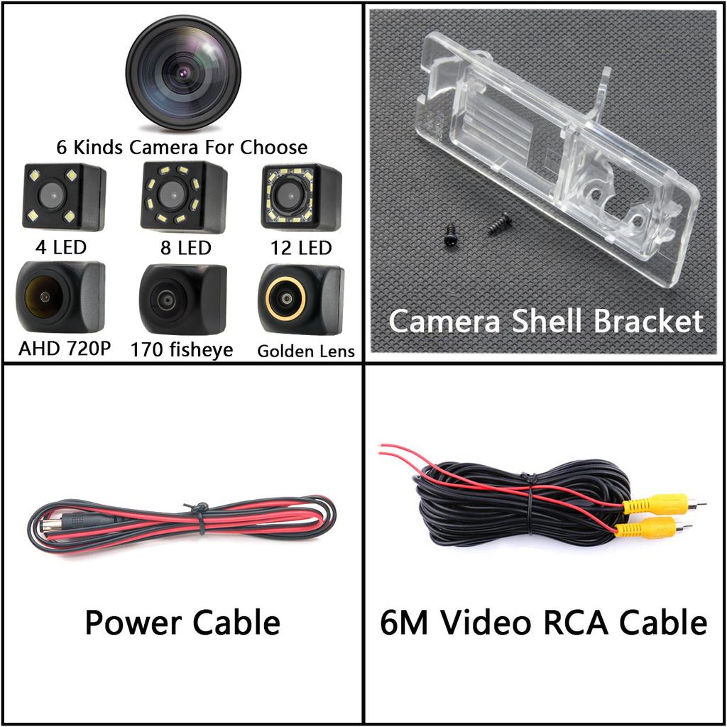 Fisheye 720P AHD Backup Reversing Rear View Camera For Renault Megane III Hatchback Laguna II III Hatchback Clio 4 Zoe Car