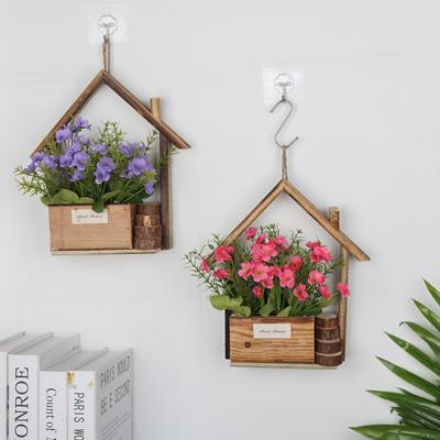 Holz Wandregal Pflanze Blumentopf Rack Home Dekoration Pflanze Blumentopf Regale Raumdekoration