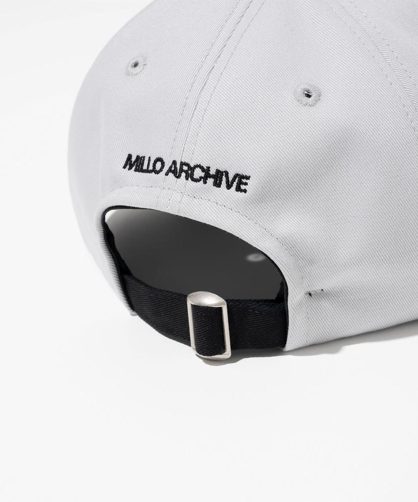 MILLO ARCHIVE Office Symbol Camp Cap [Black Gray]