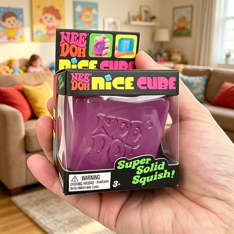 #Needoh Cube Asmr Sensory Fidget Toy Stress Relief Gift Stress Relief Block Pinch Adult Stress Relief Toy Desktop Venting Tool
