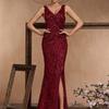 European and American Style Dress New Style Sequined Sleeveless Evening Dress for Women Banquet Sexy Birthday Party Cocktail Dress Wedding