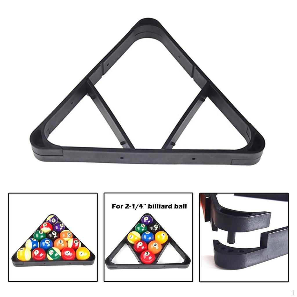 Billiard Triangle Ball Rack Holder, Pool Table for 9 Balls 15 Balls, 2-1/ 4inch