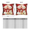 Christmas Santa Snowman Pillowcases  Funny Pillow Case For Couch Sofa Bedroom Design Pillow Cover