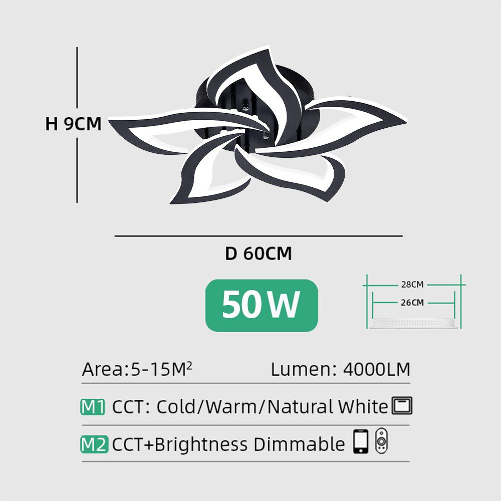 

Современный скандинавский светодиодный потолочный светильник для гостиной, спальни или ресторана - 85~265В