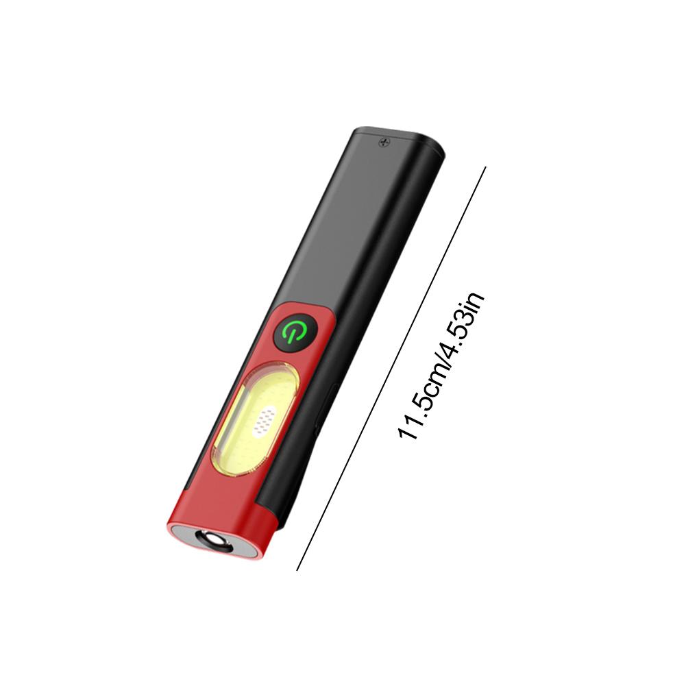 1PC USB Charging LED Flashlight COB Rechargeable Pocket Lamp Hand Torch Work Light For Camping Lanterns Tactical Night Light