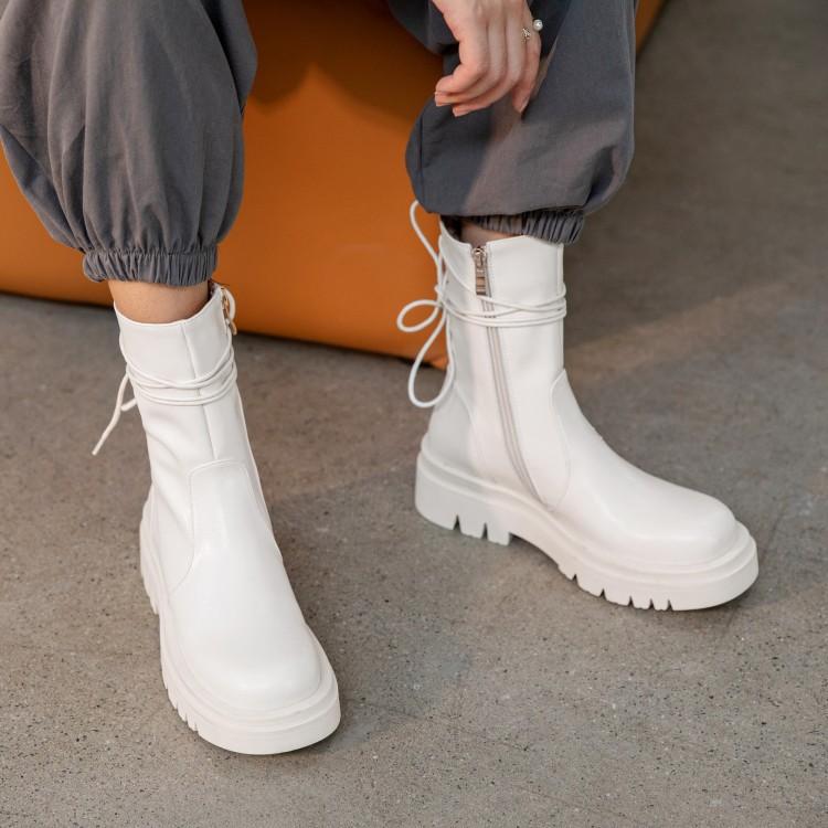 Zapatos de mujer de otoño e invierno Puntiagudo Tacón transparente Talón  grueso Elástico Botas cortas grandes Botas pequeñas comprar a buen precio —  entrega gratuita, reseñas reales con fotos — Joom