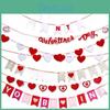 Charmante Valentinstags-Liebesflaggen mit Be My Valentine und You Be Mine für wunderschöne Dekorationen und romantische Stimmung