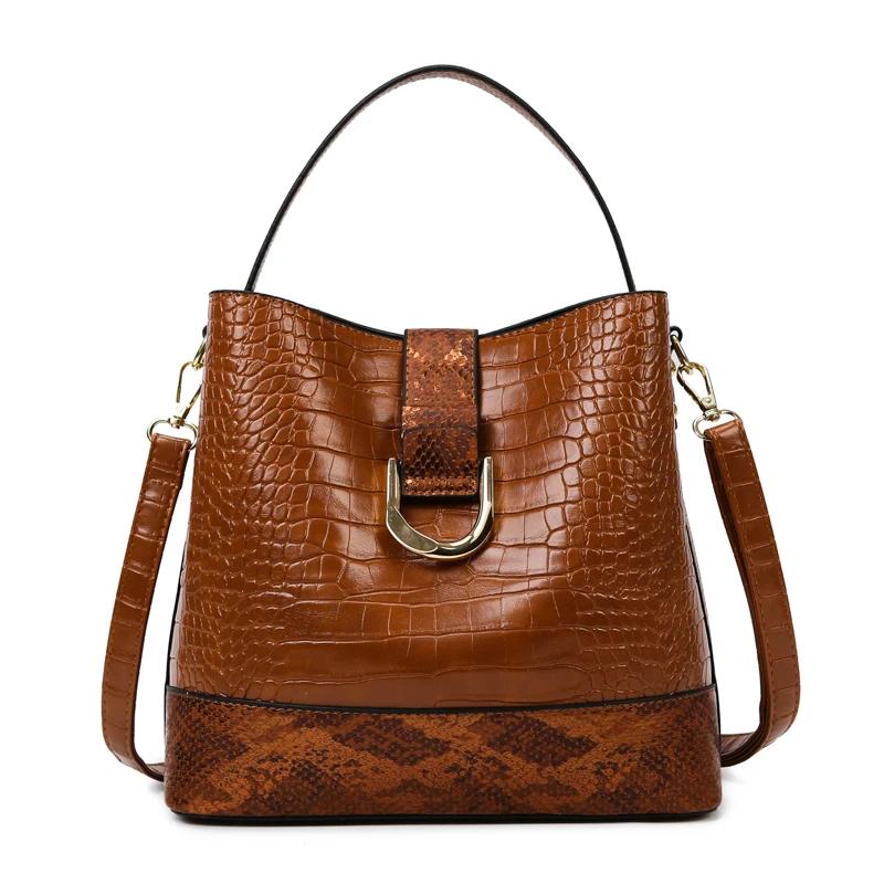 2025 New Soft Leather Bags Luxury Designer Handbags Brand High Quality Crocodile Pattern Women Crossbody Shoulder Bag Sac à main