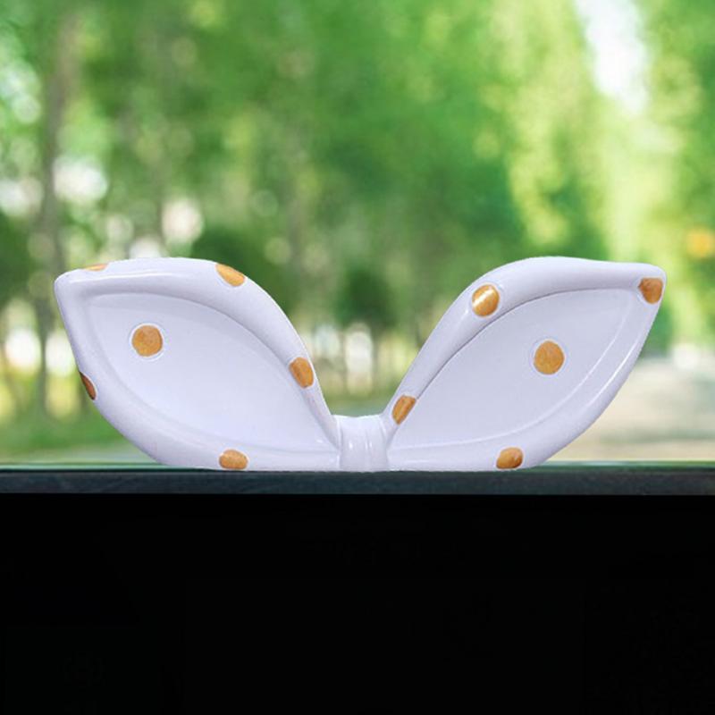 Interior Car Decor Car Interior Princess Bow Resin Statue Car Interior Decoration Aesthetic Car Accessories For Desktop Shelf