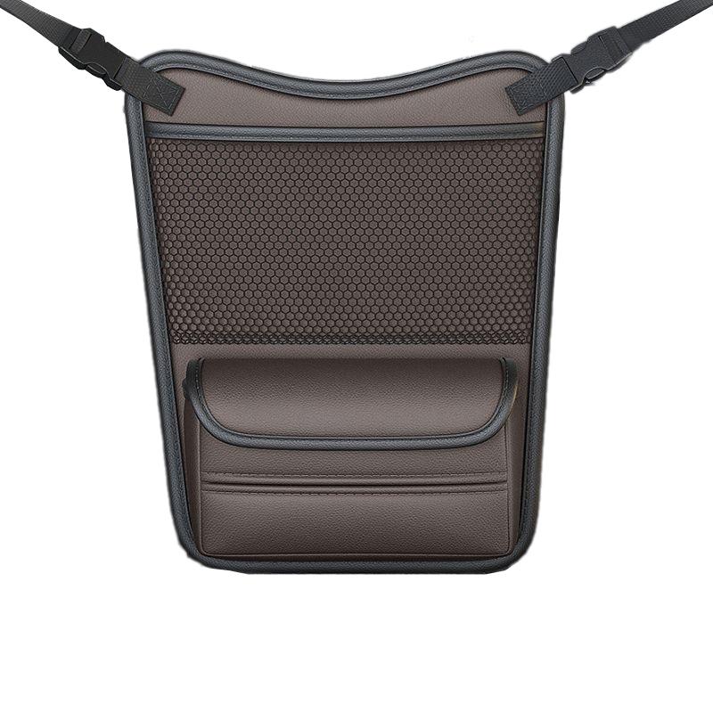 

Многофункциональный карман для хранения между сиденьями автомобиля, сетчатый карман для автомобиля, держатель для сумочки, портативный автомобильный органайзер, аксессуары для салона автомобиля коричневый