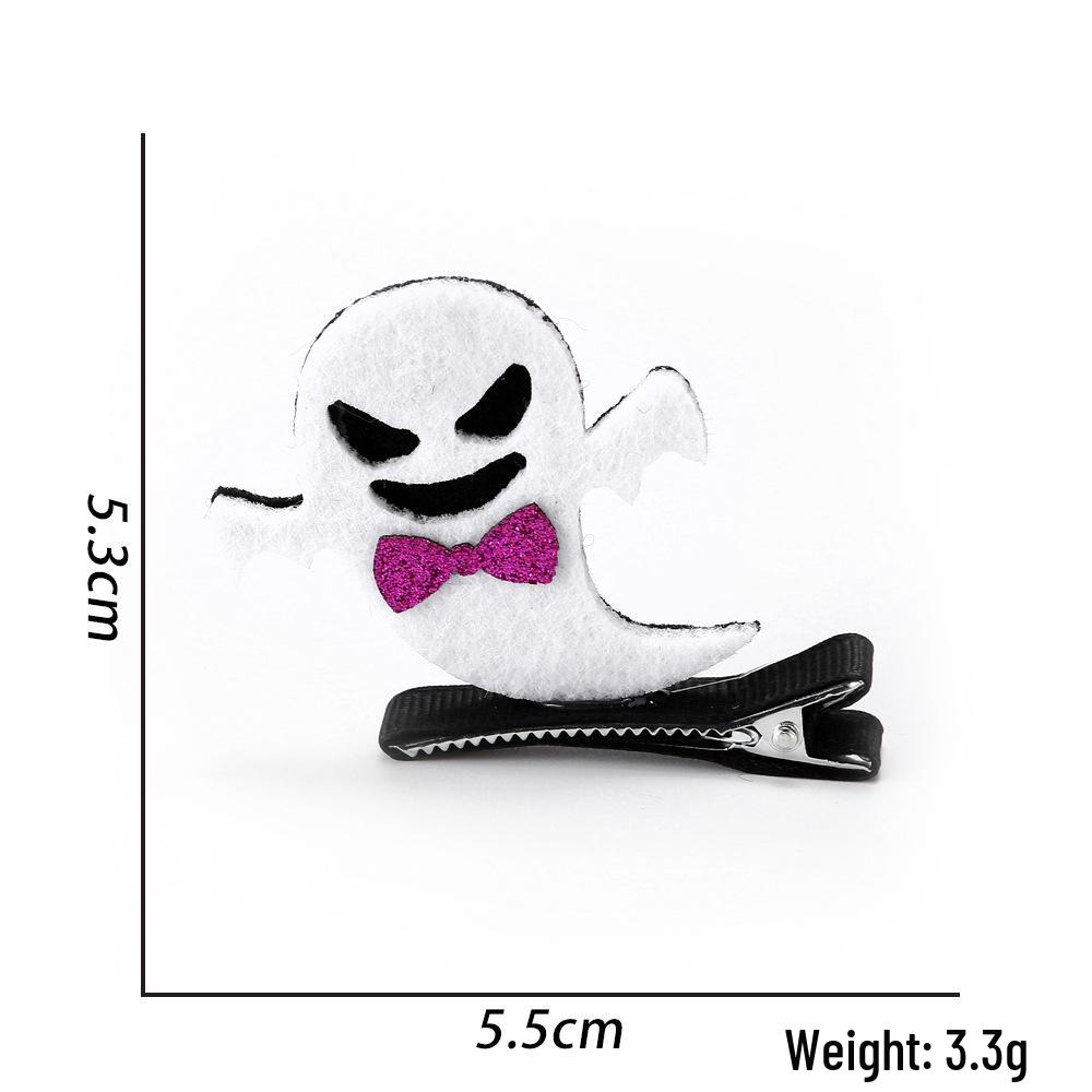 Clips de Cabelo de Halloween 2025: Acessórios de Festa de Abóbora e Fantasma para Crianças