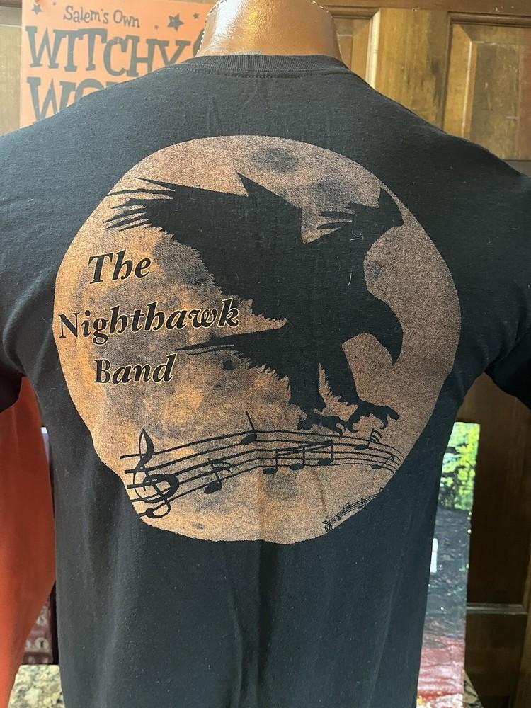 The Nighthawk Band Vintage Black Medium T Shirt Unisex T-Shirt S