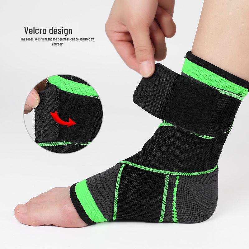 Breathable Pressurized Ankle Brace with Adjustable Strap